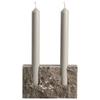 Marble Candlestick Decoration Home Livingroom Dining Table Candle Stand Ornaments Bedroom Travertine Candle Holder Accessories