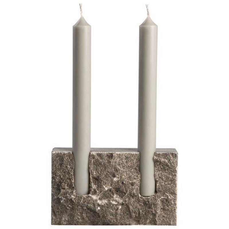 Marble Candlestick Decoration Home Livingroom Dining Table Candle Stand Ornaments Bedroom Travertine Candle Holder Accessories