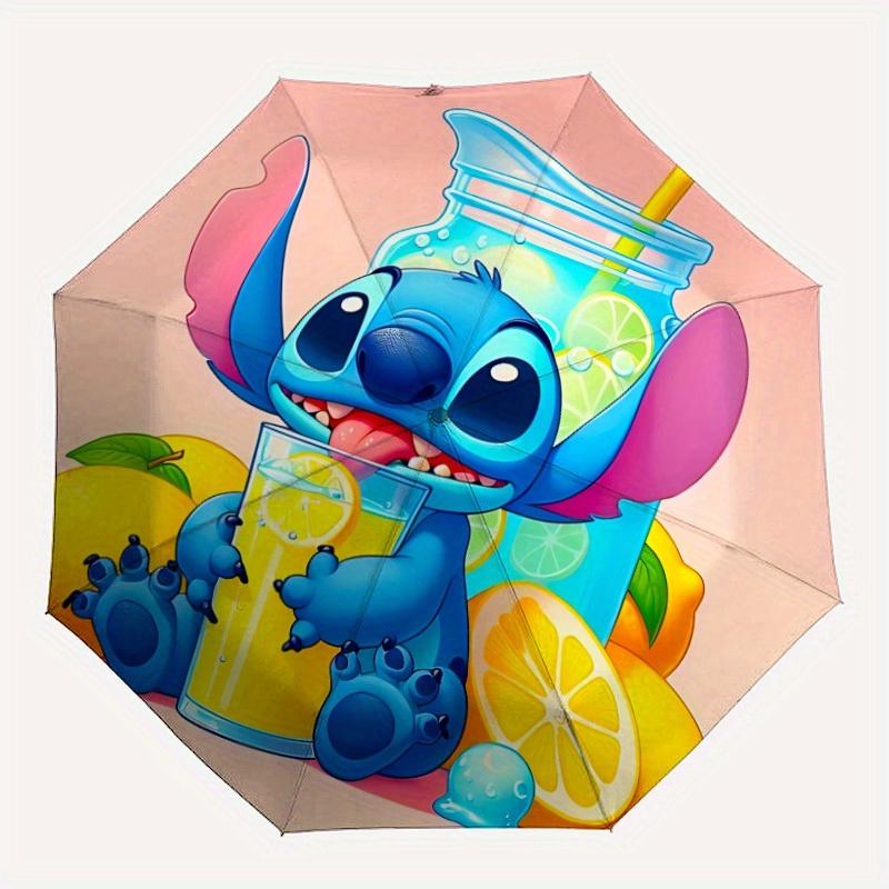 

1pc Stitch Automatic Umbrella 8-Bone Design Compact Gear for Outdoor Travel,Perfect Gift for Friends Birthdays yy250809034