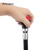 Red Black Gear Ball Silver Walking Cane Fashion Decorative Walking Stick Gentleman Elegant Cosplay Cane Crosier 92cm