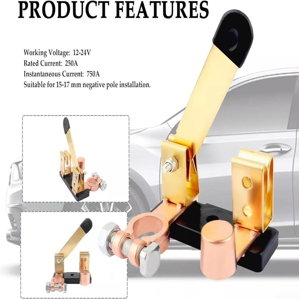 Batterietrennschalter an der oberen Säule schützt vor Kurzschlüssen 12V/24V
