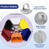 PATIKIL 24 Cow Bells for Soccer Games, Sporting Events, 3" Loud Metal Cow Bells with Handles for Cheering and Weddings