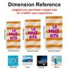 1pcs Oversized Microfiber Beach Towel - Soft, Lightweight, Quick-Dry Towel with Fun Prints, A poster with the words La Dolc