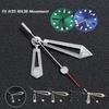NH35 Watch Hands Green C3 Luminous Watch Pointers Silver Aiguille Seamaster Style for Seiko NH35 NH36 Automatic Movement Parts