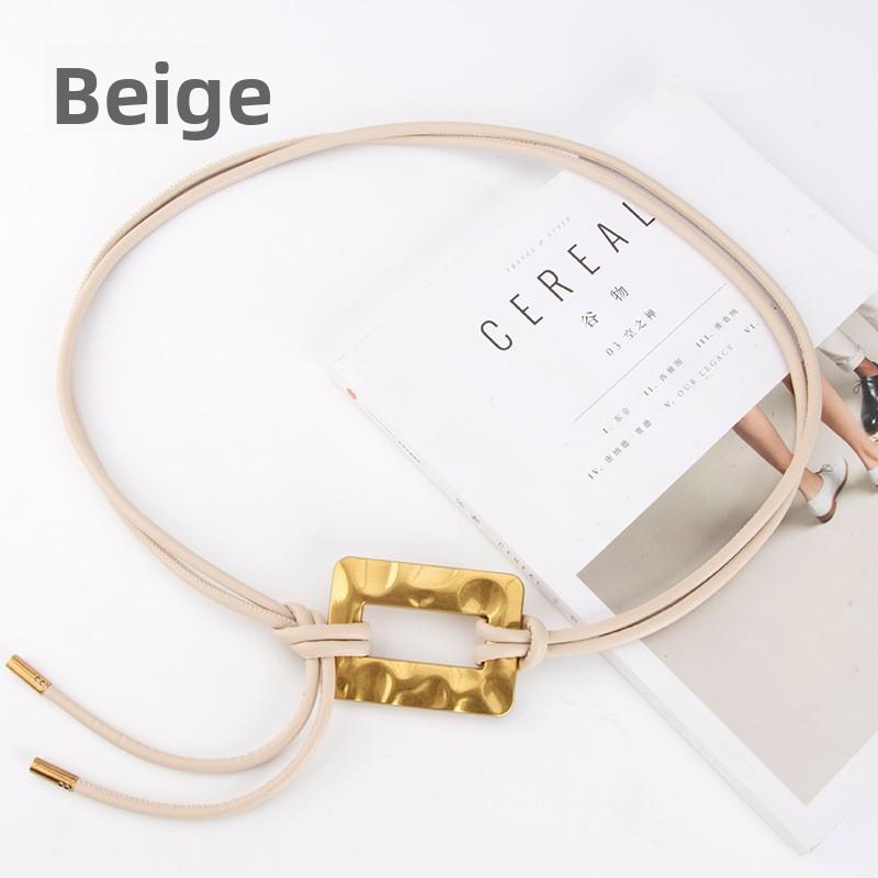 

Mary Thin waist rope retro decorative dress coat easiest for match black knotted waist chain fashion accessories for women