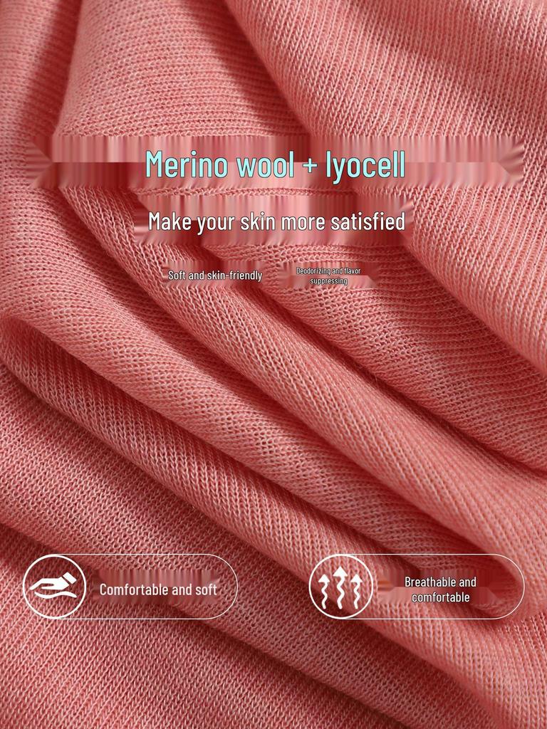 Women's Quick-Dry Merino Tencel Base Layer Long Sleeve Shirt