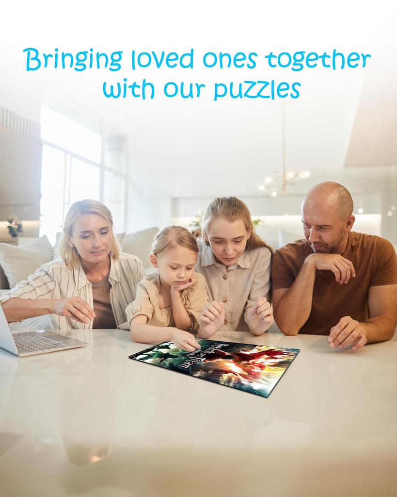 CRAFTHUB Attack on Titan Puzzle - Final Battle, Assault on Trost - Wooden Jigsaw Puzzle, 308 Pieces, A3 Size, 15.1" x 11".