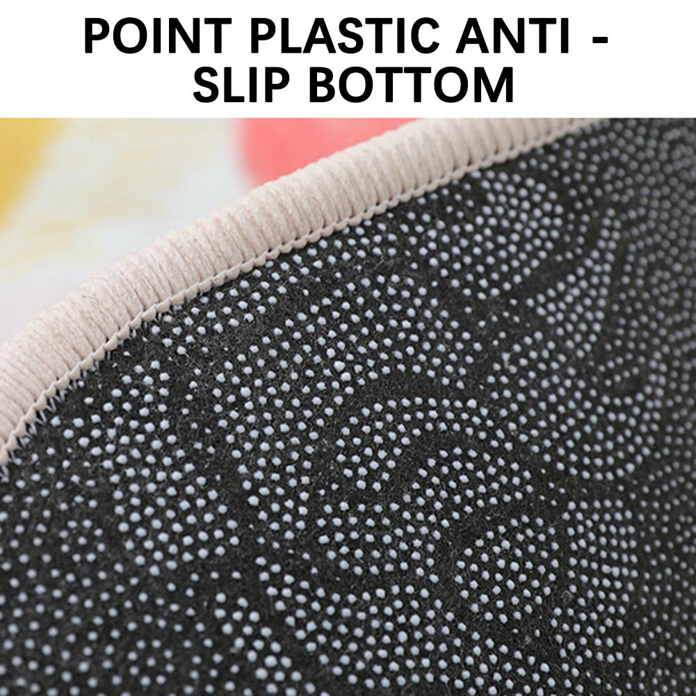 Tree Shape Bath Mat Washable Decorative Bedside Blanket For Kitchen Bathroom