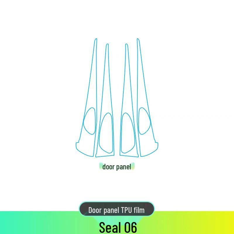 BYD Seal 06dmi Interior Protective Film: Center Console TPU Screen Sticker for Car Decoration and Modification