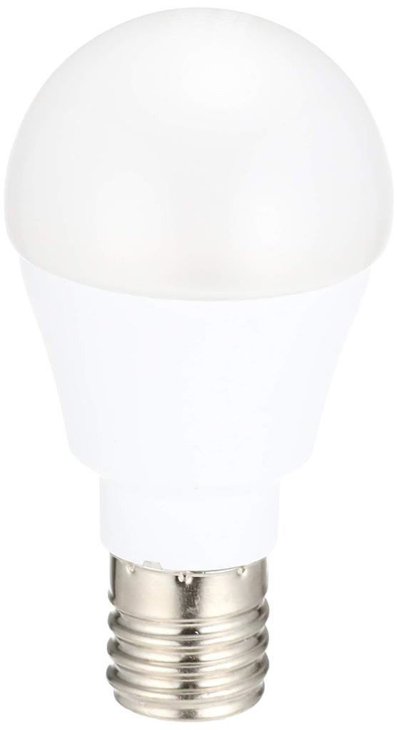 Iris Ohyama LED 17mm Base 40W Warm Compatible with Enclosed Energy-Saving Measures Bulb, Diameter, Equivalent, White, Omnidirectional, Dimmable,