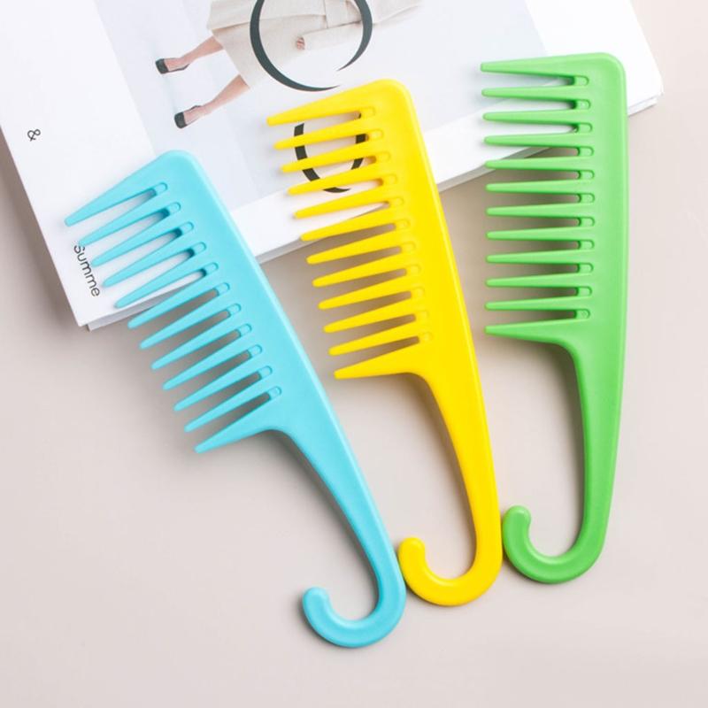Wide Tooth Comb Detangling Hair Brush, Premium Care Handgrip Comb, Apply to for Curly, Wet, Dry, Thick ,Thin Hair