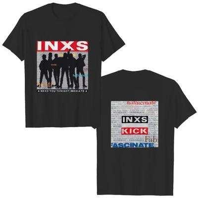 T-shirt INXS vintage 1988 groupe de rock australien années 80 new wave