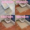90X60CM Cat Litter Mat Waterproof Double Layer Pet Litter Box Mat Pet Toilet Cat Mat Nonslip Sand Cat Washable Mat Pet Clean