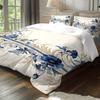 Quilt Cover 3D Printing Floral Small Fresh Three-Piece Set Four-Season Universal Quilt Cover Pillowcase Quilt Cover Bedding