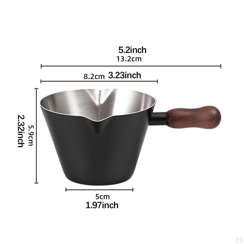 Coffee Measuring Cup Milk Pitcher Jug Multifunctional Pouring for Bar Kitchen