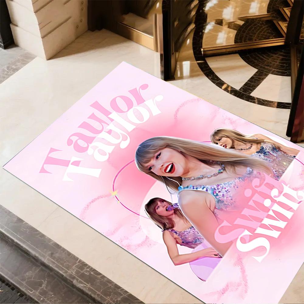 Taylor Swift Celebration Area Rug Suitable for Playrooms Dormitory Entryway Bedrooms Antislip Carpet Anime Office Decor Spiritual Gift