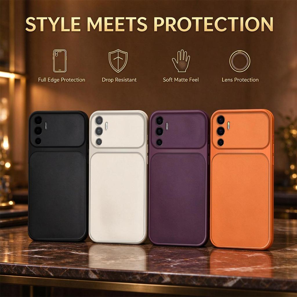 Soft TPU Phone Case for Vivo V23e 4G/5G With Full Lens Protection Cover