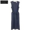 Max MaraWEEKEND Navy 522601096 Belted Sleeveless Dress Bottoms 40 NavyUsed