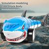 Non-Toxic 2.4G Rc Shark Car With Cool Light Stunt Rotating Swing Tail Children'S Radio Controlled Vehicle Electric Toys For Kid Gifts