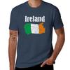 Ireland Irish Flag Vintage Graphic  Ireland Lovers Tourists Souvenir Cool National Gift TShirt Work Duty Casual TShirt