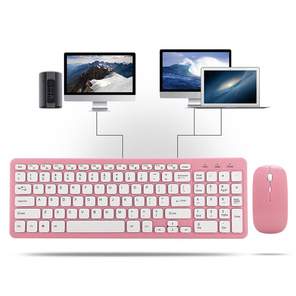 Wireless Mouse Keyboard Set   Gaming for Notebook Computer 3‑Speed   Receiver