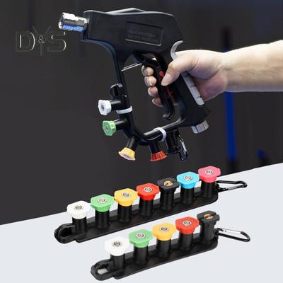 Set Ugelli Alta Pressione con Supporto Portaoggetti Universale 1/4 di Pollice a Connessione Rapida Set Punte per Idropulitrice ad Alta Pressione
