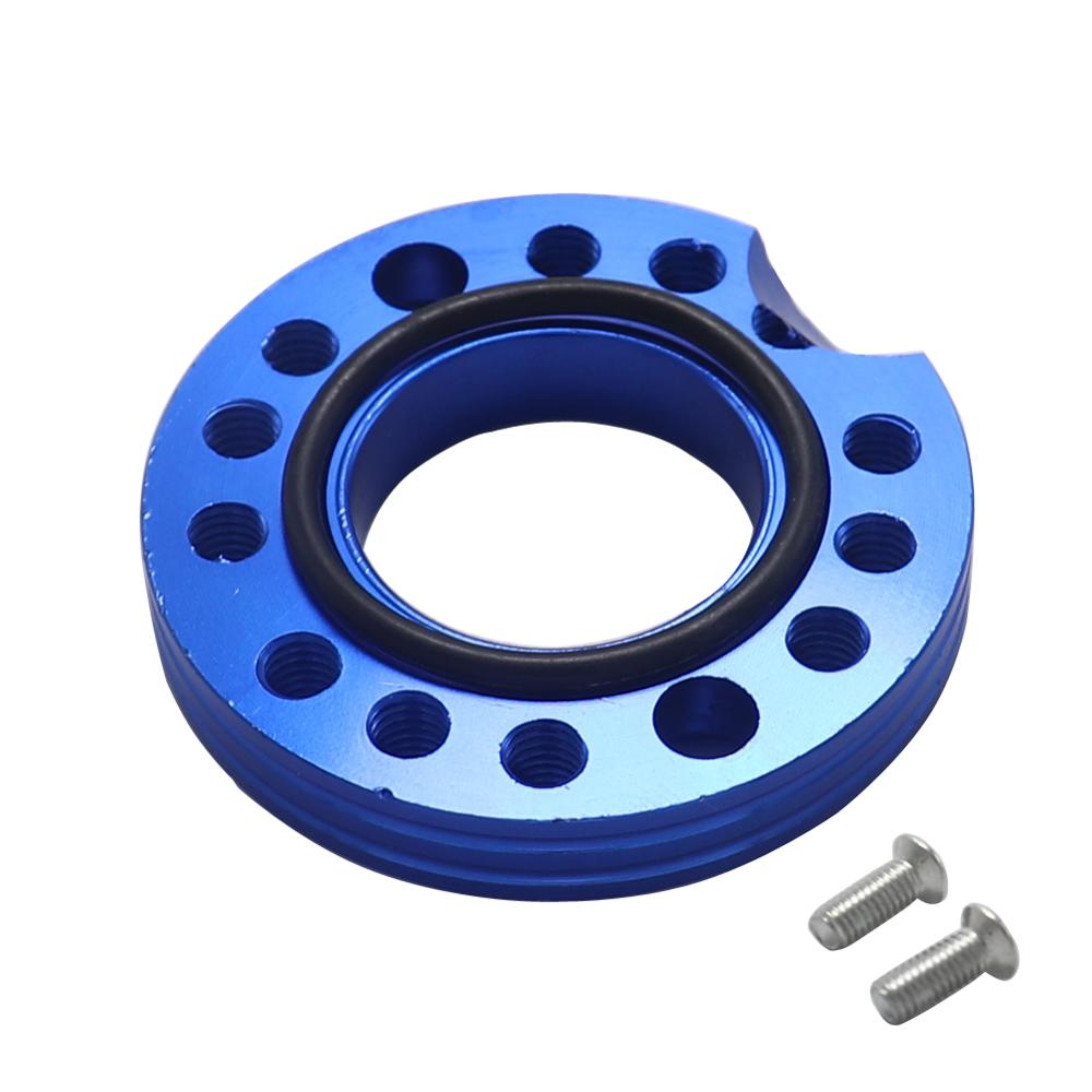 Motorcycle Parts 28mm CNC Carb Carburetor Inlet Manifold Adjuster Universal Flange Spinner Plate Adaptor For Pit Dirt Bikes