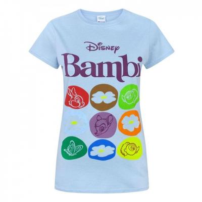 Womens/Ladies Bambi Motif T-Shirt