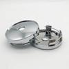 4Pcs Universal Wheel Tire Parts Car Hub Center Covers Dust-proof ABS Plastic Hub Center Cover 60mm Black Silver Wheel Hubcap