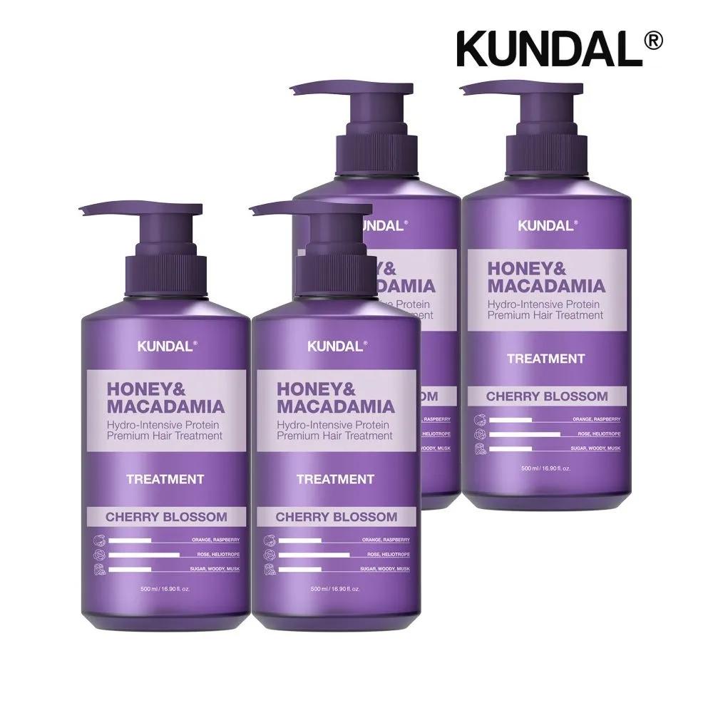 

KUNDAL Honey & Macadamia Protein Treatment Cherry Blossom 500ml x4