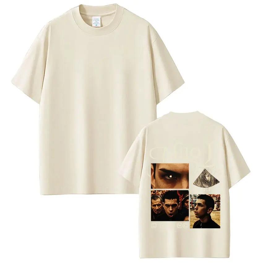 Rapper Milo J La Vida Era Mas Corta Album TShirt Unisex Vintage Casual Loose Short Sleeve Cotton Harajuku Style TShirt