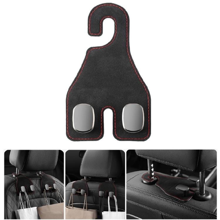 Car Back Seats Hook Rear Seats Hook Automotive Headrest Hooks Heavy Duty Double Hook Car Interior Organizer Accessories