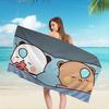 Bubu E Dudu Carino Cartone Animato Coperta in Microfibra Asciugatura Rapida Asciugamani da Spiaggia Stampa Oversize Super Assorbente Coperta Asciugamano da Piscina