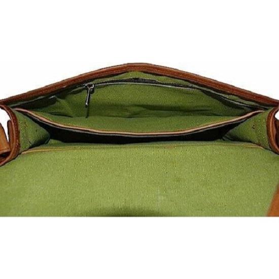 Мужской рюкзак из натуральной кожи козы — фото 6