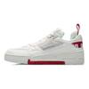 Li Ning 001 BTC Slip Resistant, Abrasion Resistant, Balanced, Lightweight Low top Skateboard Shoes Unisex White Red AECR001-4