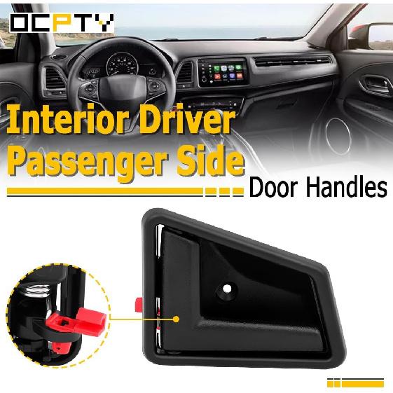 OCPTY Door Handles Interior Driver Passenger Side Replacement fit 1989-1998 for Suzuki Sidekick Inside Door Handles Texture Black(4pcs)