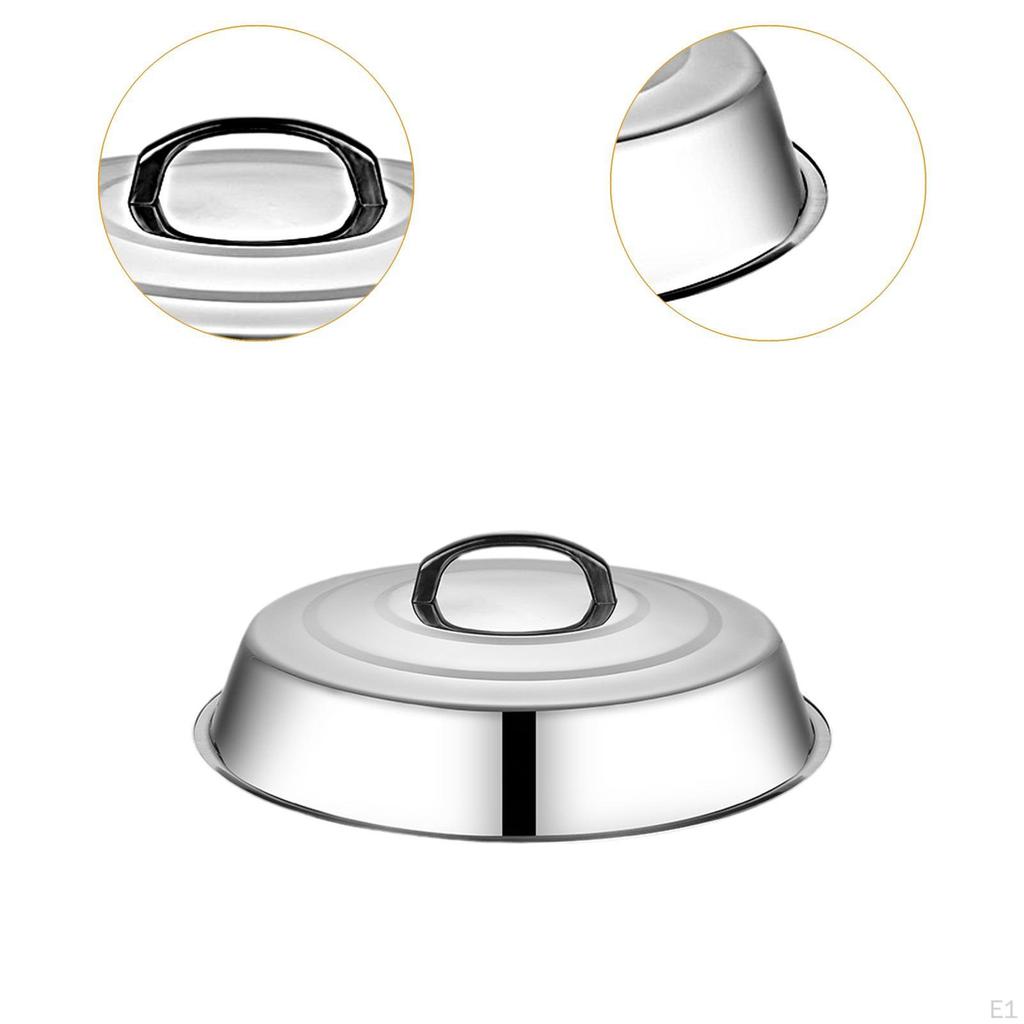 Basting Cover Burger Cooking Pot Lid Cheese Melting Dome for Kitchen BBQ Griddle