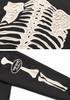 Jersey BONE Skull Bone 3D Print Oval Patch Jersey Track Jacket Black X Black [Banson] [Spring 2025] & NVSZ-2503 (JP, Alphabet, 2XL, (B))