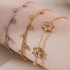 Elegant Y Chain Necklace Bracelet Choker Necklace Fashion Zircon Necklace  Women Jewelry