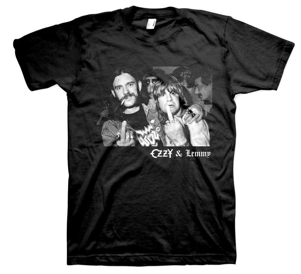 New Authentic Ozzy Osbourne & Lemmy Hellraisers Motorhead Heavy Metal Band Shirt L