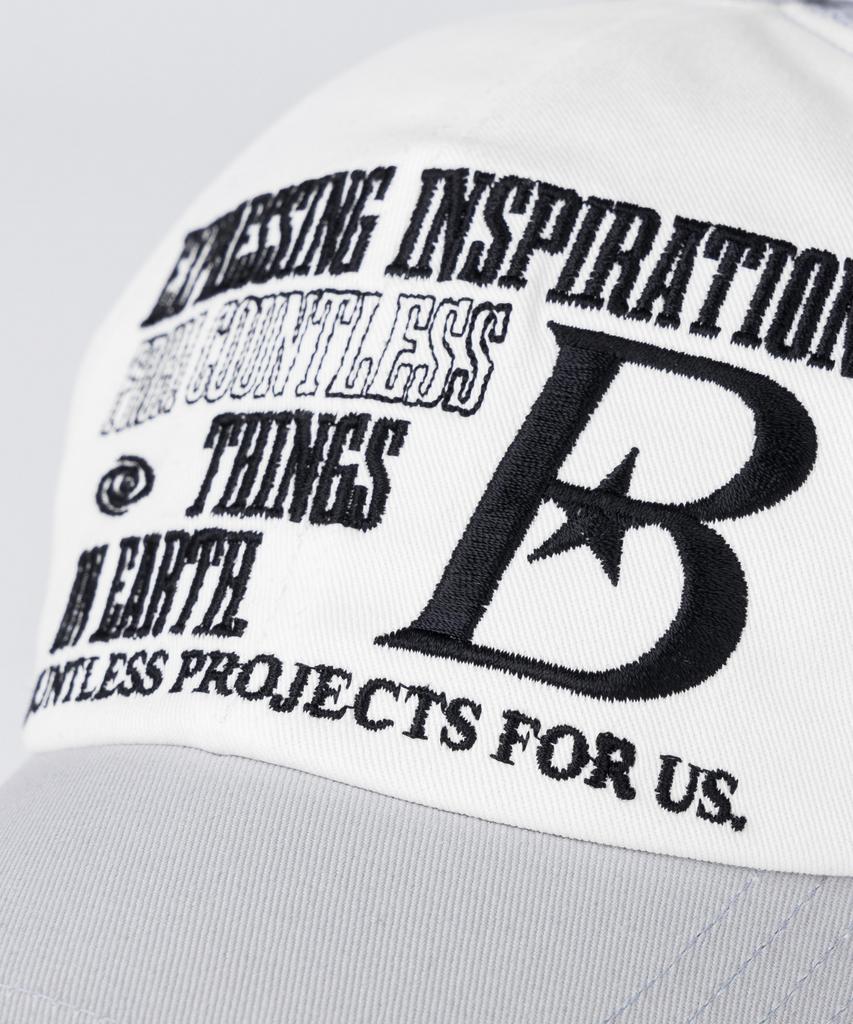 BAUF B Logo Mesh Ball Cap [Gray]