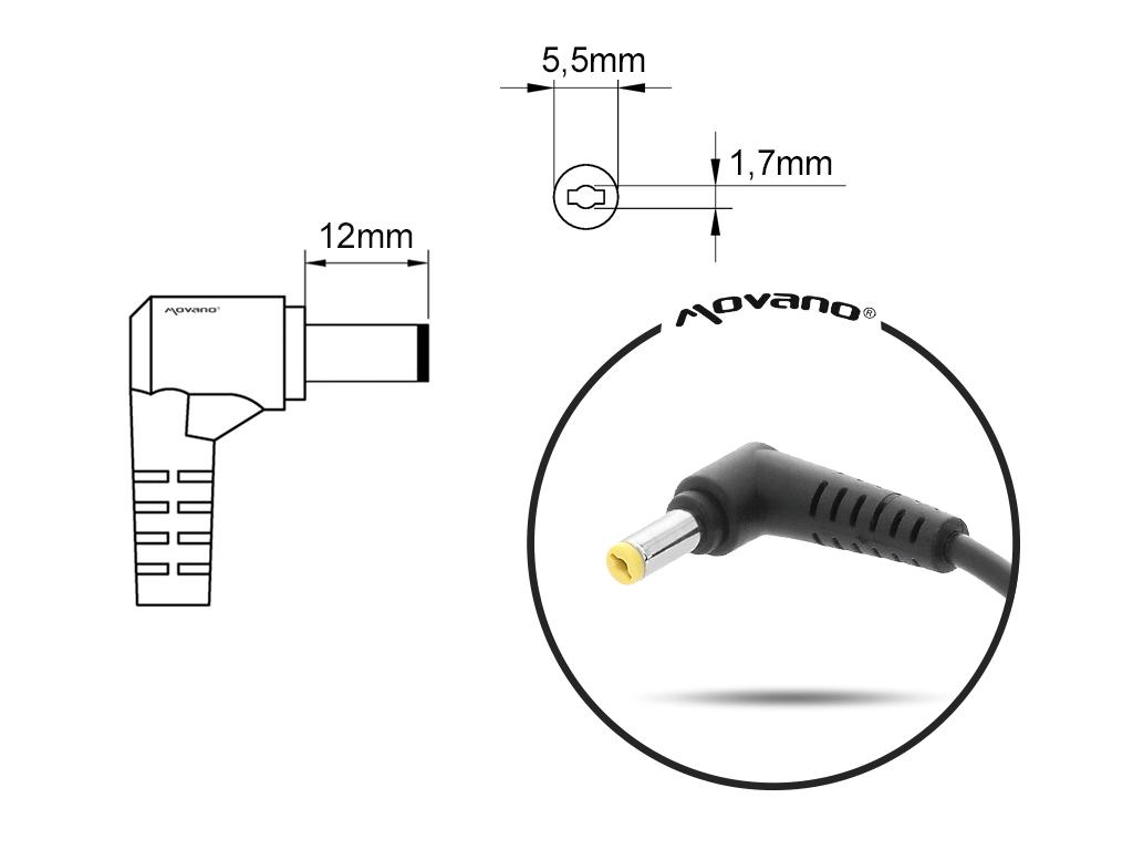 Netzteil-Ladegerät für Acer 19V 2,37A 45W 5,5x1,7mm