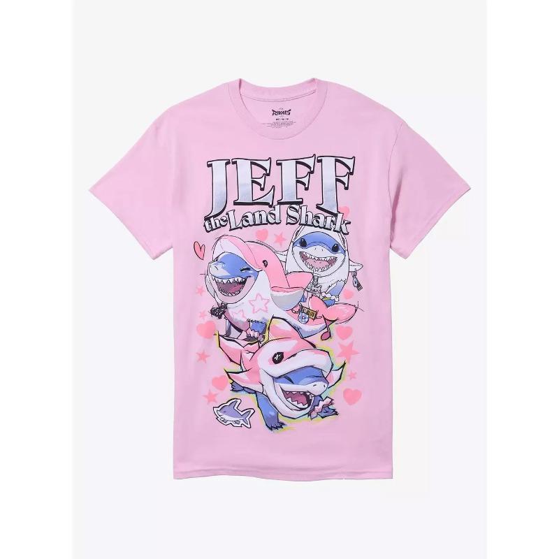 Men's Summer 100% Cotton Fashionable Casual Loose Large Size Coffee and Heartbeat Pattern Printed Round Neck Short Sleeve T-shirt