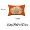 Chenille Throw Pillow Covers Maple Leaves Halloween Pillowcase Pillow Protectors  Seasonal Decor