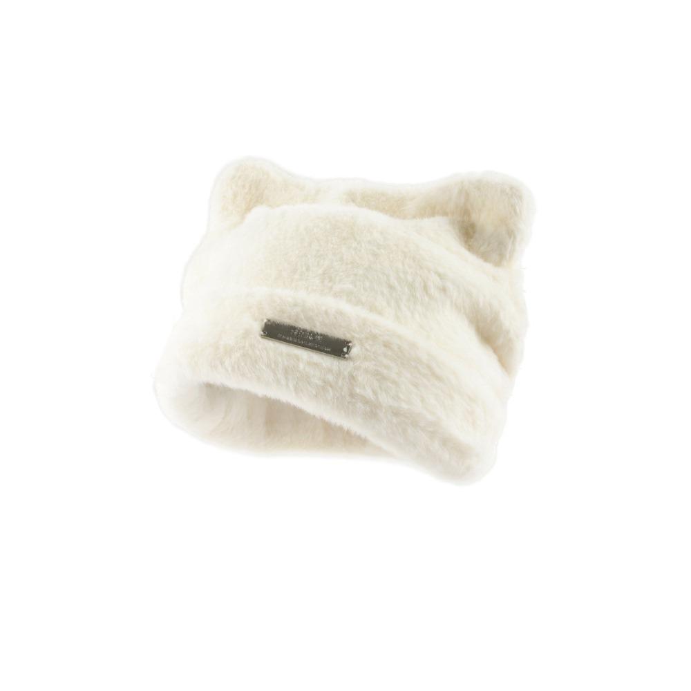 Cat's Ears Warm Hats Imitation Mink Wool Wool Hat Cute Cold Hat Autumn