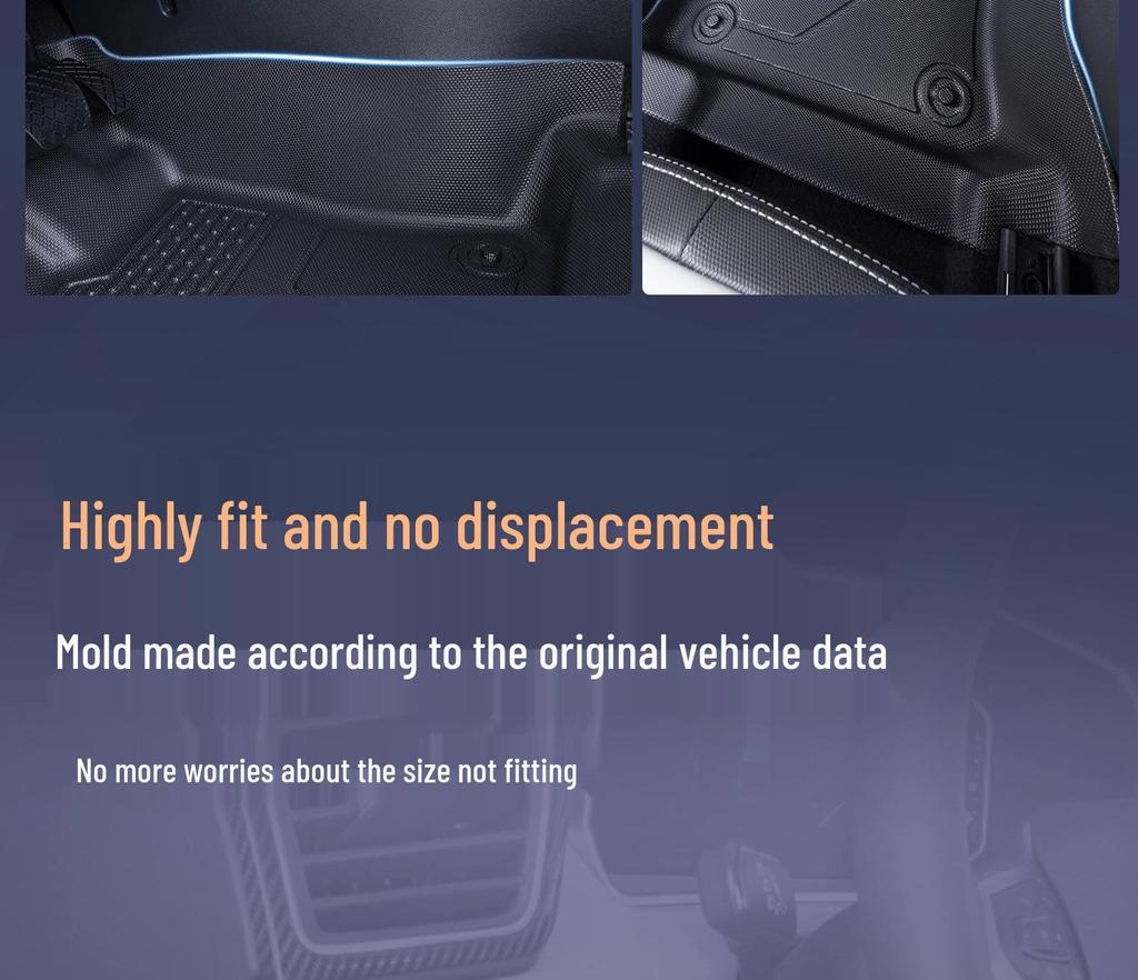 Logo Series TPE Car Floor Mats: Non-slip, Waterproof, and Wear-resistant