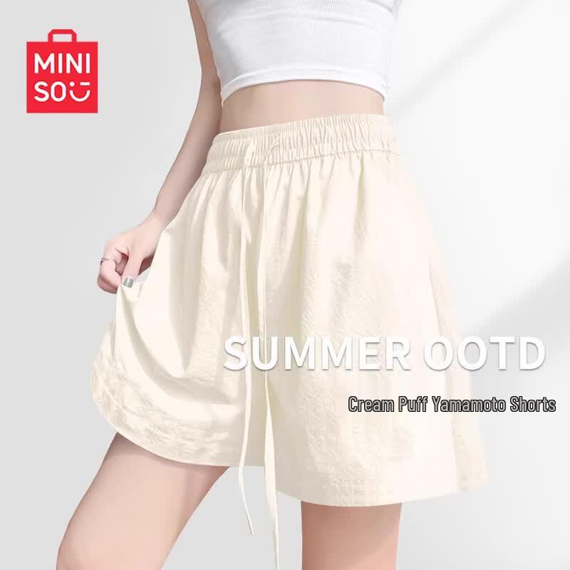 MINISO Women's 2026 Summer Casual Loose Fit Shorts