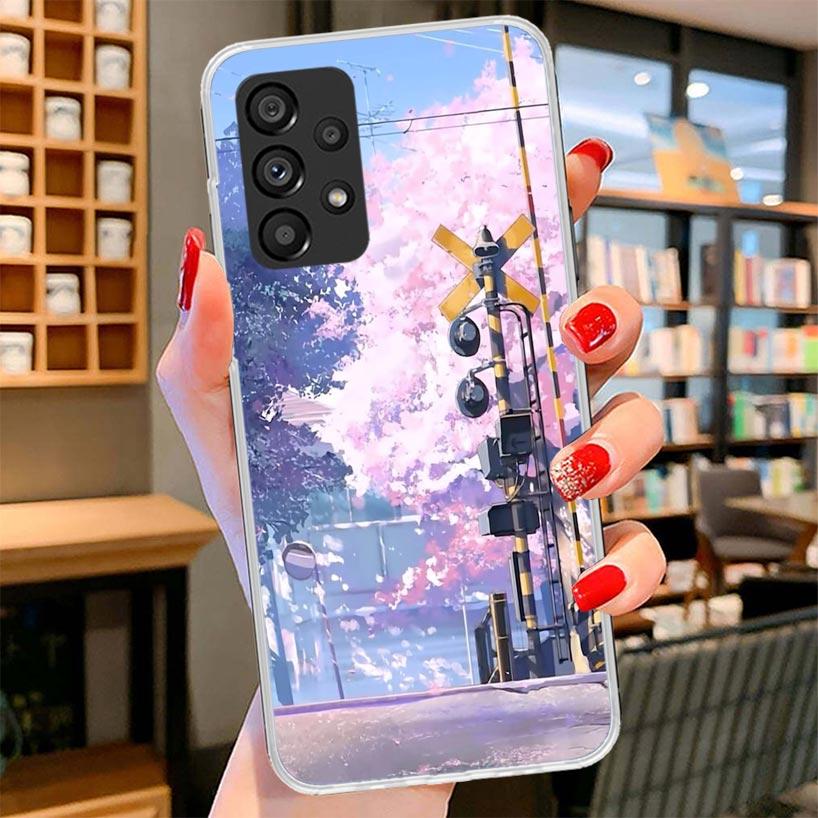Anime Aesthetic Scenery Phone Case For Samsung Galaxy A17 A37 A57 A16 A26 A36 A56 A15 A25 A35 A55 A14 A24 A34 A54 A13 A23 A33 A5