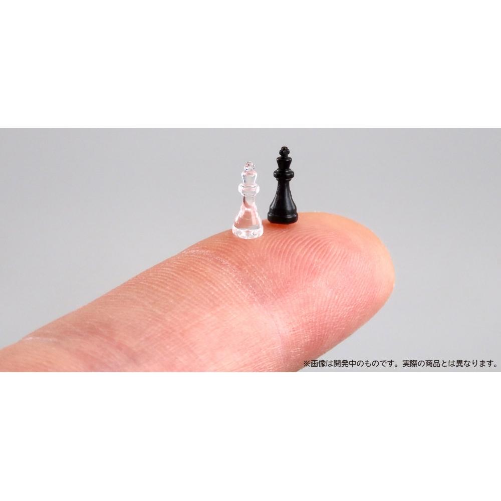 Puripura 1 12 Chess With Puripura Figures  Clear X Black 