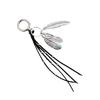 Feather Tassel Keychain With Glittery Faux Feather Ornament For Bags Backpacks Jewelry Accessories Elegant Gift Idea